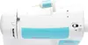 Side view of a white and blue sewing machine on a white background. Anteprima dell’immagine prodotto