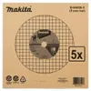 Makita B-64696-5 Disque à tronçonner 355 x 2,5 x 25,4 mm Voir les images du produit 8