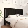vidaXL Kopfteil Schwarz 165,5x4x100 cm Massivholz Kiefer Produktbild-Vorschau 2