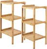 2x bambusová koupelnová skříňka GreenBlue 370x330x780mm 3 Náhled obrázku produktu 1