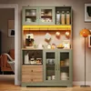 Flieks 178cm Küchenschrank mit LED, Steckdose, Türen aus Produktbild-Vorschau 5