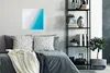 MuchoWow® Poster Strand - Meer - Blau 50x50 cm - Produktbild-Vorschau 4