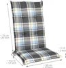 Beautissu Chaise de jardin à dossier haut 120x50 cm Coussin Voir les images du produit 2
