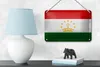 Blechschild Flagge Tadschikistan 18x12cm Tajikistan Vintage Produktbild-Vorschau 4