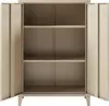 An empty, open metal cabinet with shelves. Anteprima dell’immagine prodotto