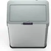 A top-down view of a modern, automatic kitchen trash can. Produktbild-Vorschau