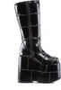 STACK-301 Damen Boots von DemoniaCult, Schwarz Lack , EU Produktbild-Vorschau 5