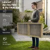 PawHut Kaninchenstall aus Holz, Klappbar Kleintierstall mit Produktbild-Vorschau 6