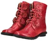 Laura Vita Damen Stiefelette mit Blütenapplikationen aus Produktbild-Vorschau 9