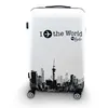 Bituxx Kofferset 3teilig Design Fly the World White Produktbild-Vorschau 6