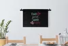 MuchoWow® Wandteppich Wandbehang Zitate - 'Essen ist gut, Produktbild-Vorschau 3