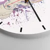 Wanduhr - Rund - Glasuhr - Hirsch Abstraktion - 30x30cm - Produktbild-Vorschau 5