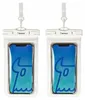 Two identical waterproof phone cases are displayed side-by-side against a white background. Produktbild-Vorschau