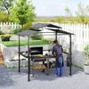 Outsunny Grillpavillon 250 x 160 x 250 cm wasserdicht Produktbild-Vorschau 7