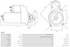 AS-PL S5216 Starter Anlasser 2kW für OPEL Mokka / Mokka X Produktbild-Vorschau 5