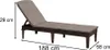 Lehátko KETER Jaipur box s polstrem - 187 x 58 x 29 cm - Náhled obrázku produktu 5
