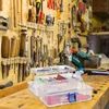 Relaxdays Aufbewahrungsbox 9 Fächer, Sortierbox Produktbild-Vorschau 5