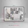 Gerahmtes Poster - Schwarzer Rahmen - Geometrie Kunst Stein Produktbild-Vorschau 5