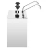 vidaXL Dispenser per salse in acciaio inox 2 x 3,5 litri Anteprima dell’immagine prodotto 2