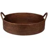 Taca rattanowa okrągła Ø 40 cm - Duża, okrągła taca do Podgląd zdjęcia produktu 2