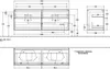 Villeroy & Boch G43200GM Waschbeckenunterschrank Finion G43 Produktbild-Vorschau 3
