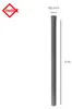 INEFA 200cm Fallrohr Kunststoff DN50 (50mm) Anthrazit, Produktbild-Vorschau 2