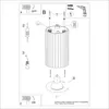 Plafond KARBON 10 roter Ocker 1xGU10 10W Aluminium Produktbild-Vorschau 22