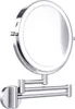 A chrome wall-mounted makeup mirror with LED lighting. Produktbild-Vorschau
