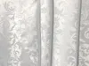 Weiße jacquardgewebte Tischdecke mit Prägung 140 × 240 cm – Produktbild-Vorschau 2