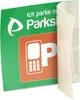 1x PARKSTER Parkplakette Hinterglasaufkleber Ticket Produktbild-Vorschau 5