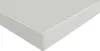 A close-up view of the corner of a light gray countertop with a rounded edge. Produktbild-Vorschau
