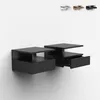 Lot de 2 tables de chevet murales avec tiroir pour la Voir les images du produit 1