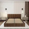 A bedroom setting with a bed as the main focus. Produktbild-Vorschau