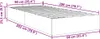 vidaXL Osmanská posteľ bez matraca modrá 90x200 cm látka Náhľad obrázku produktu 7