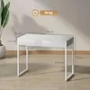 HOMCOM Schreibtisch 100 x 50 cm Computertisch Bürotisch mit Produktbild-Vorschau 3