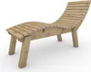 Holzliege Wellenliege Gartenliege Relaxliege "Liege-Franzi" Produktbild-Vorschau 2