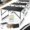 Zestaw 3 składanych stołów 100x60 cm, z regulacją wysokości Podgląd zdjęcia produktu 9