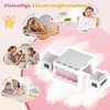 Table pour enfants COSTWAY avec 2 chaises, ensemble de Voir les images du produit 4