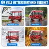 Transparente Bollerwagen Abdeckung wasserdicht, Regenschutz Produktbild-Vorschau 6