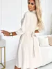 Numoco Hemdblusenkleid für Damen Sandy beige L Produktbild-Vorschau 10