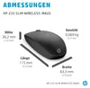 HP 235 Slim - Maus - optisch - 3 Tasten - kabellos - 2.4 Produktbild-Vorschau 3
