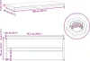 vidaXL Nástěnné police 2 ks 100x40 cm černá nerezová ocel Náhled obrázku produktu 8
