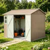 Geräteschuppen Gerätehaus Metall Gartenhaus Satteldach Produktbild-Vorschau 10