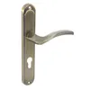 A single door handle with a backplate and keyhole, shown against a white background. Produktbild-Vorschau