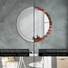 Spiegel Rund mit Aufdruck - Wandspiegel Design Wandmontage Produktbild-Vorschau 5