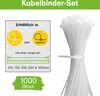 Offgridtec Kabelbinder 1000 Stk. weiß Nylon UV-Beständig Produktbild-Vorschau 2