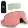 Schlafmaske 3D-Augenkontur, atmungsaktiv, rosa, 100% Produktbild-Vorschau 2