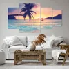 Bild auf Leinwand - Leinwandbild - Meer Strand Palme - Produktbild-Vorschau 6
