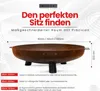Moodz - Feuerschale Feet & Griff (Ø 80 cm) Produktbild-Vorschau 1