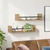 vidaXL Wandregal 2 pcs Artisan-Eiche 60 x 16 x 14 cm Produktbild-Vorschau 4